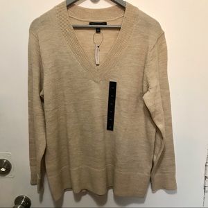 Banana Republic vneck ribbed sweater size small (oversized)